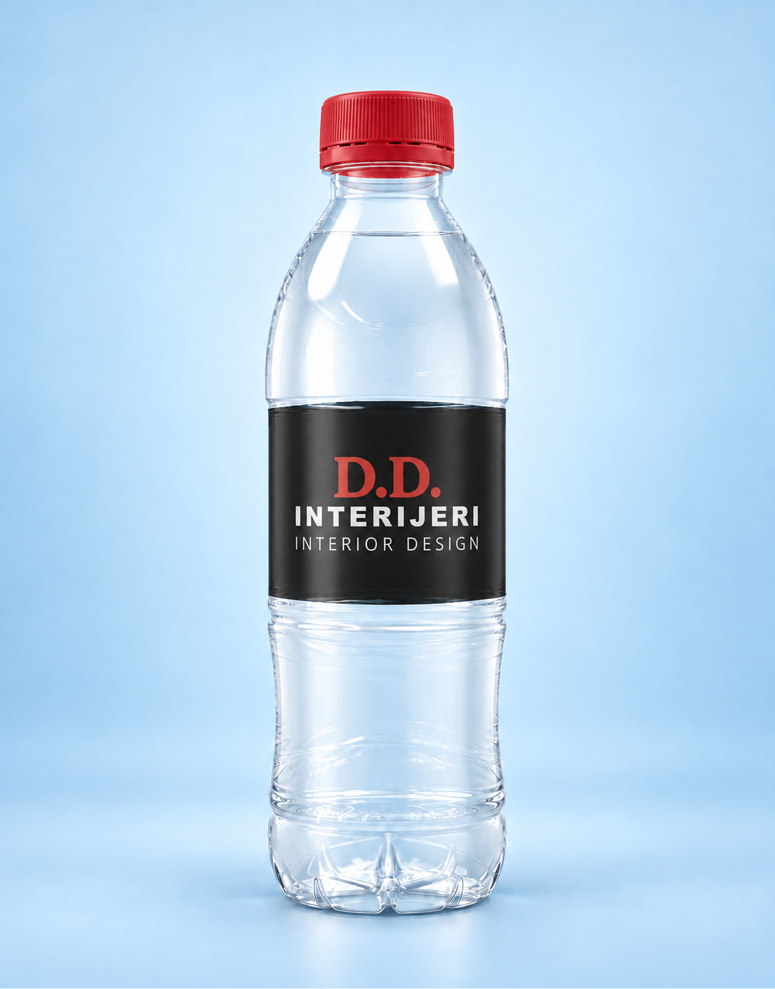 Promotivna boca vode – D.D. Interijeri
