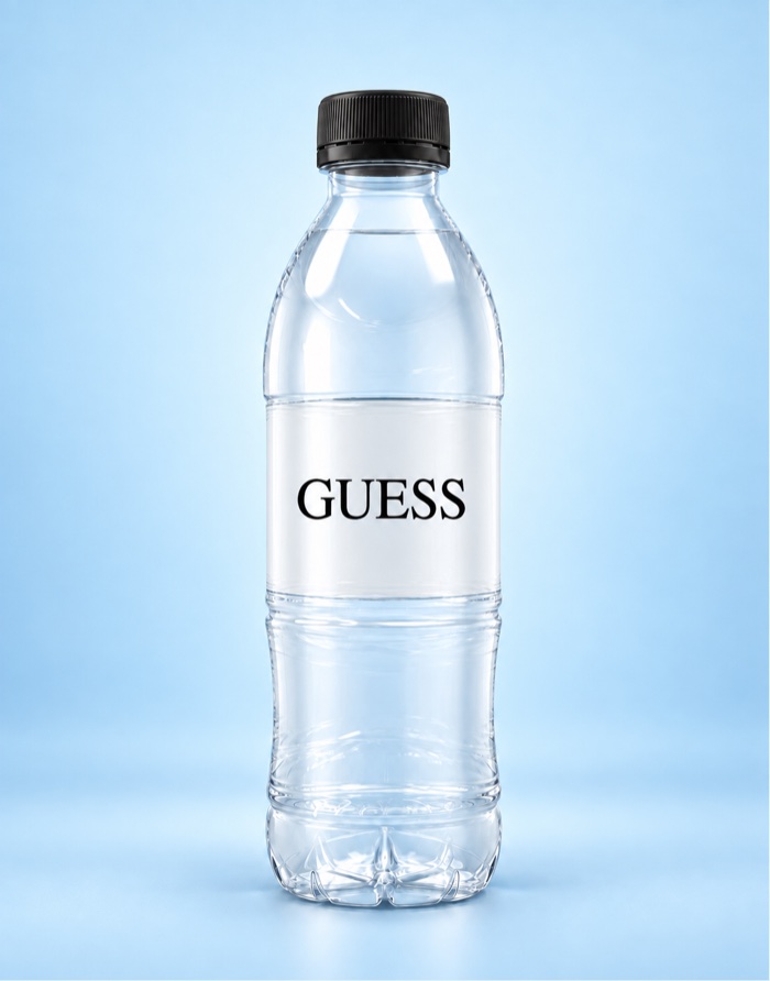 Promotivna boca vode – Guess