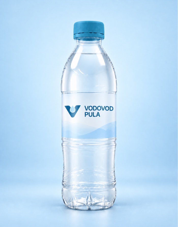 Promotivna boca vode – Vodovod Pula